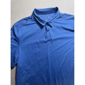 RHONE‎ Mens Blue Short Sleeve Polo Shirt Casual Golf Athletic XXL